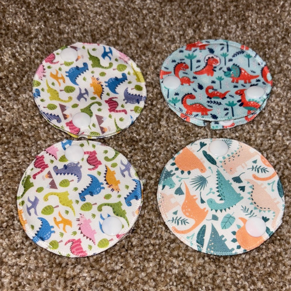 4 GTube covers Dinosaur. Helps with leaks, covers top Gastrointestinal feeding